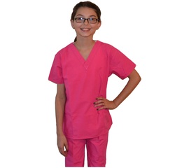 Kids Pink Nurse Scrubs