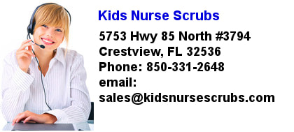 Contact Kids Nurse Scrubs